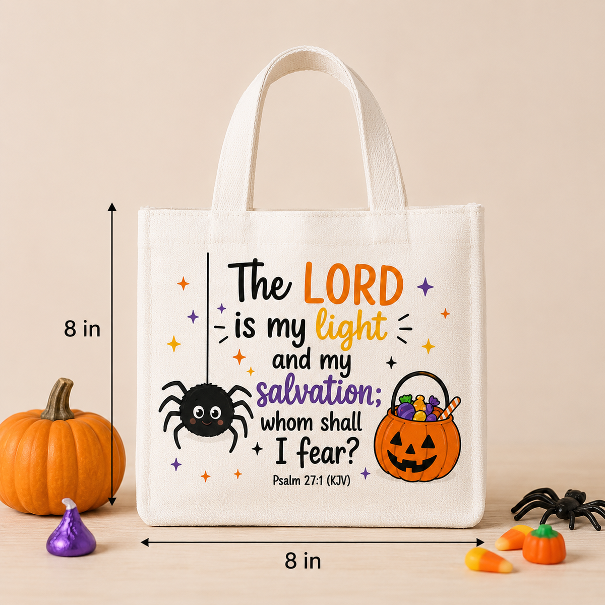 Bulk Christian Trunk or Treat Tote Bags | Assorted Church Halloween Treat Bags