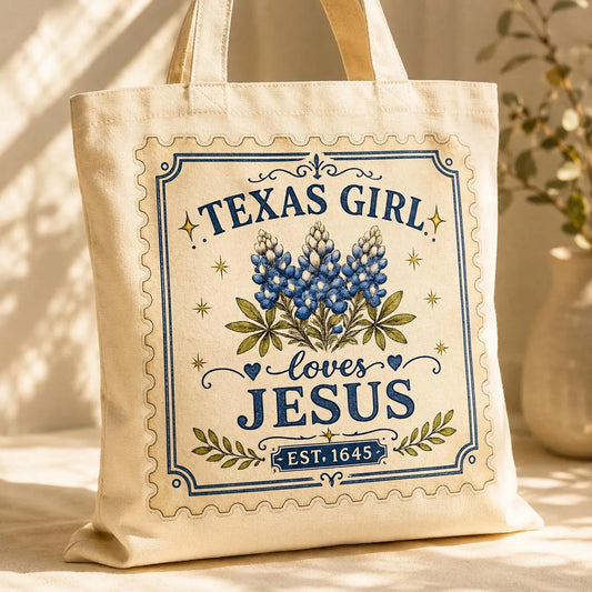Christian Bible study bag styled with Bible, journal and faith supplies