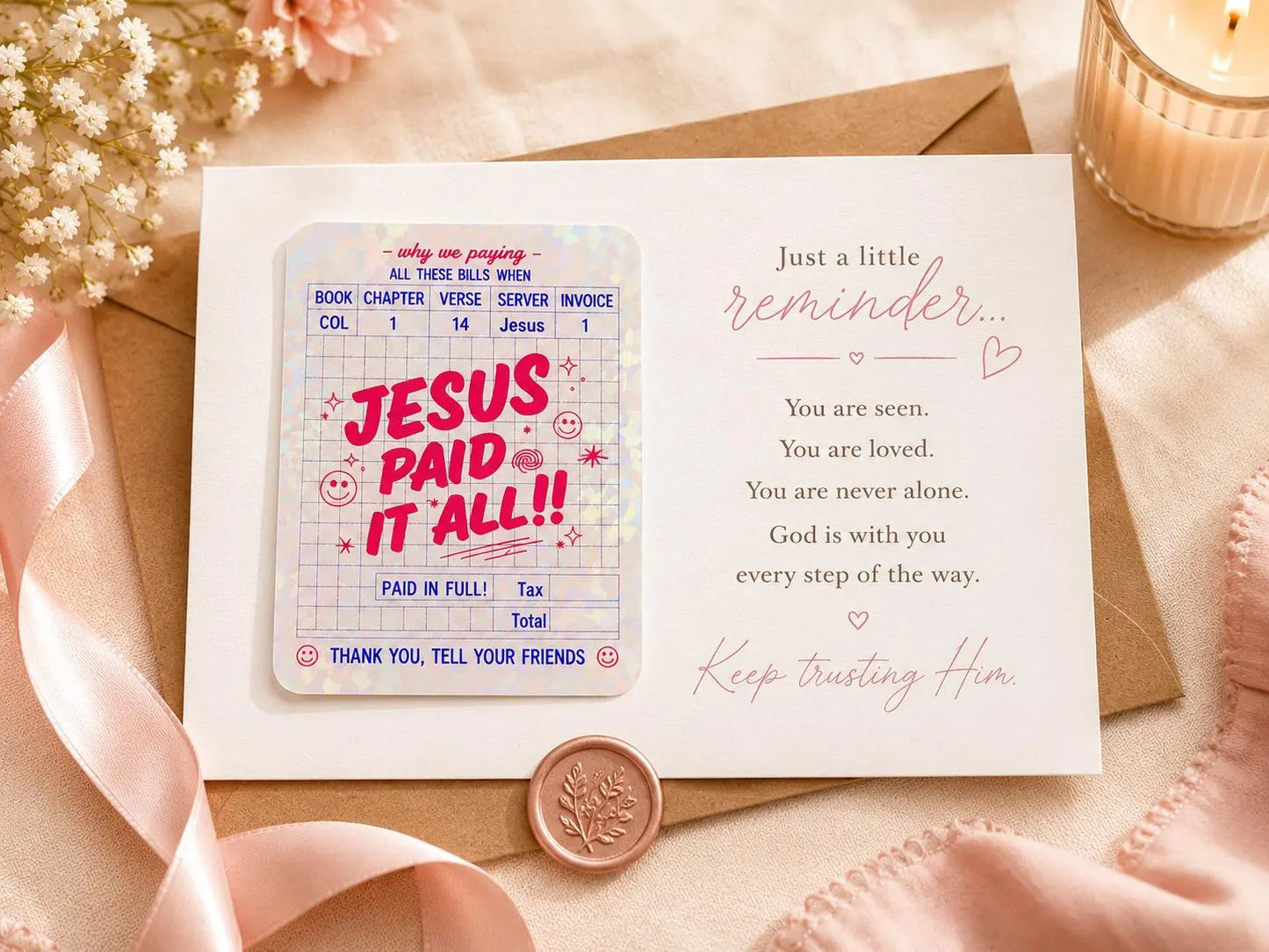Christian sticker collection for Bible journaling, faith planners and Bible study gifts